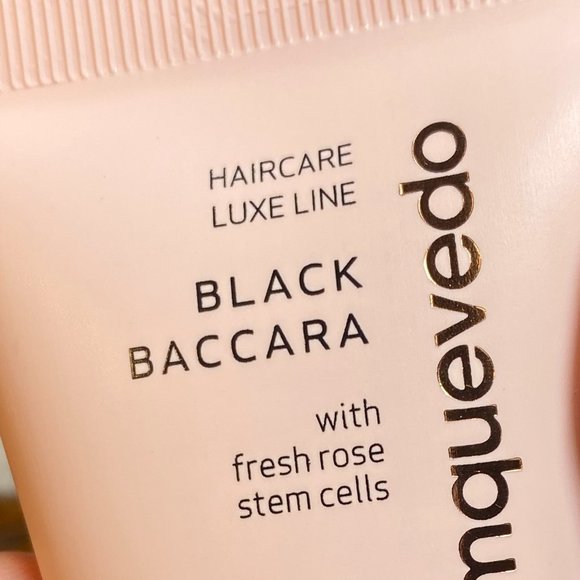 Miriam Quevedo Black Baccara Hair Multiplying Mask, NEW -Travel Size 30 ml - Picture 4 of 10